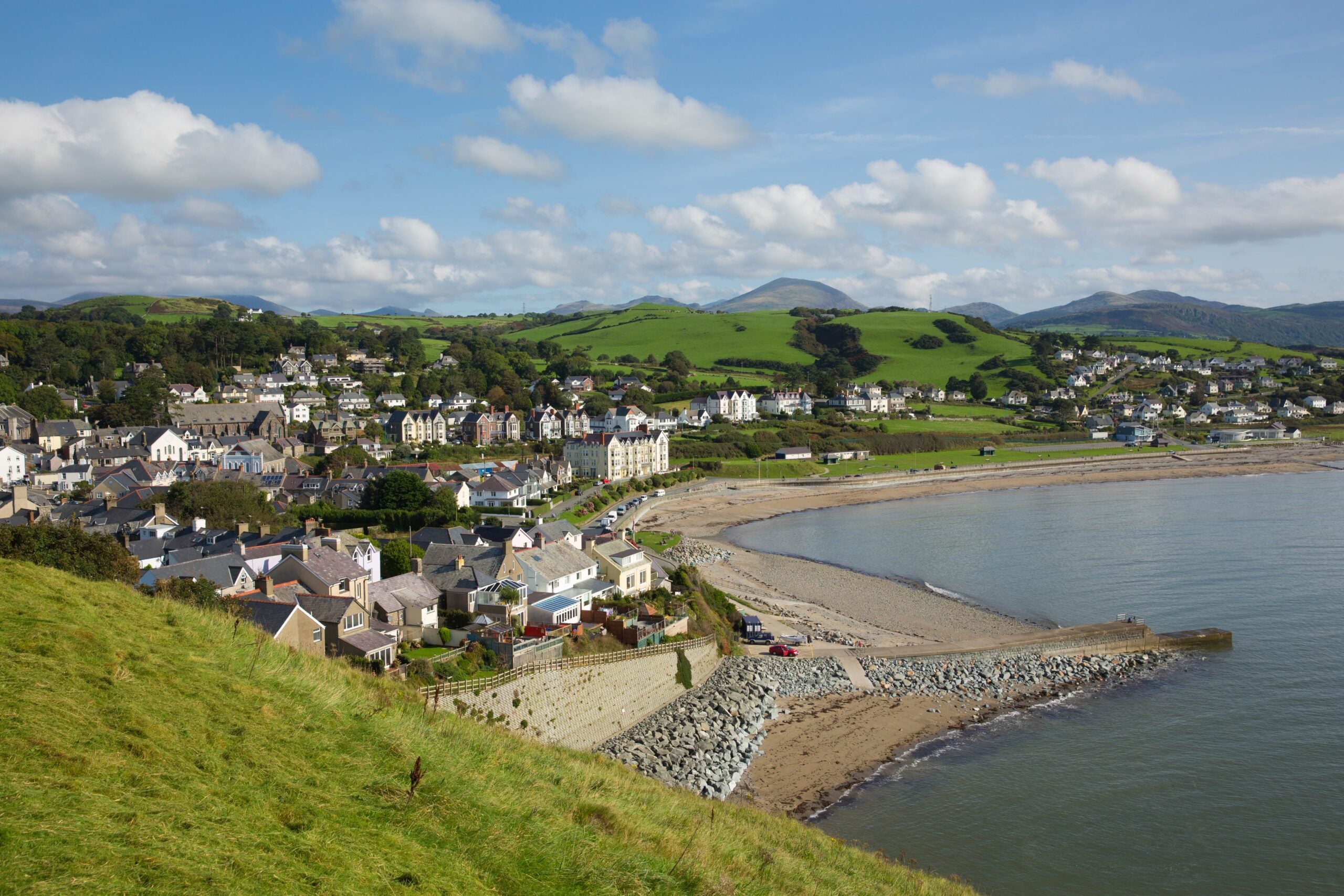 Coastal town in Wales